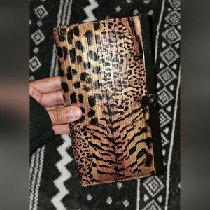 Animal print wallet